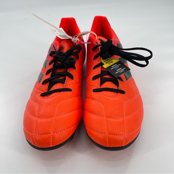 Adidas‎ Ace 17.4 FG Men’s 13 Orange Black Soccer Athletic Cleats Shoe Sneakers - Picture 2 of 10